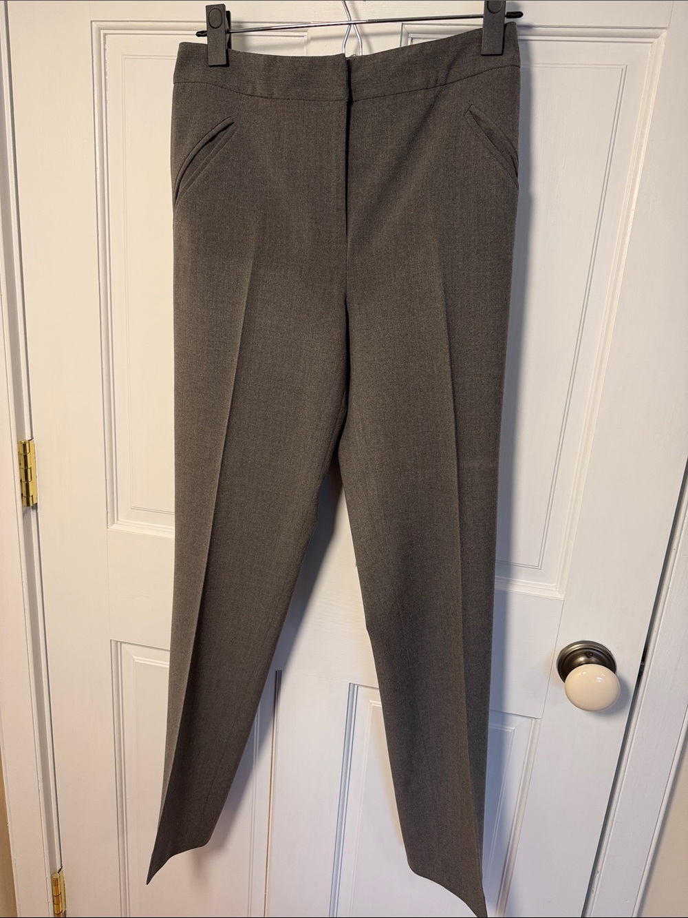 Tahari Charcoal Gray Women's Dress Pants trousers slacks size 10